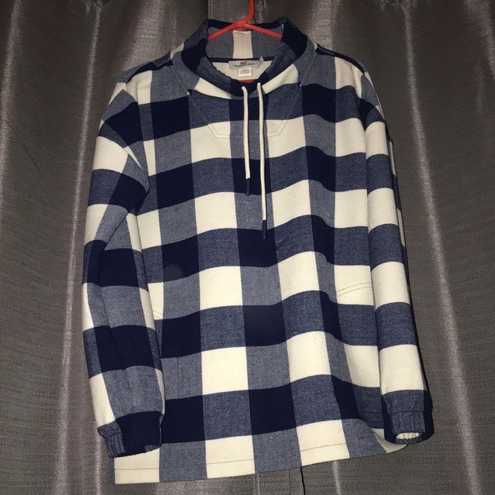 Vineyard vines funnel neck pullover W/POCKETS!